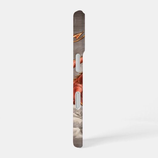 Jahr des Dragon Chinesisch Zodiac Art iPhone Fall iPhone 16 Hülle (Rechte Seite)