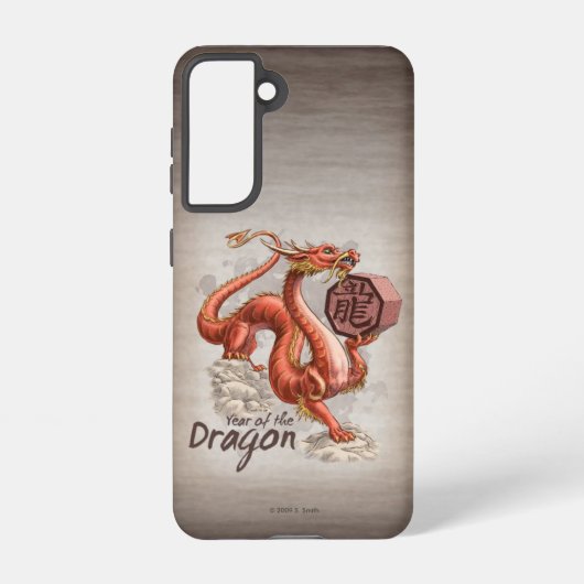 Jahr des Dragon Chinesisch Zodiac Art iPhone Fall Samsung Galaxy Hülle (Rückseite)