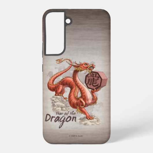 Jahr des Dragon Chinesisch Zodiac Art iPhone Fall Samsung Galaxy Hülle (Rückseite)