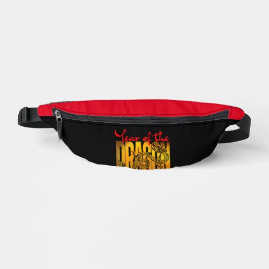 Jahr des Dragon Gold Red Bauchtasche (Vorderseite)