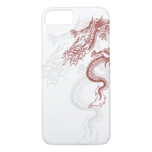Jahr des Dragon iPhone 7 Fall Case-Mate iPhone Hülle (Rückseite)