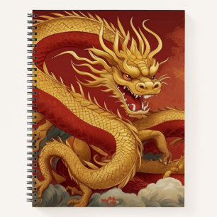 Jahr des Dragon-Notebooks Notizblock
