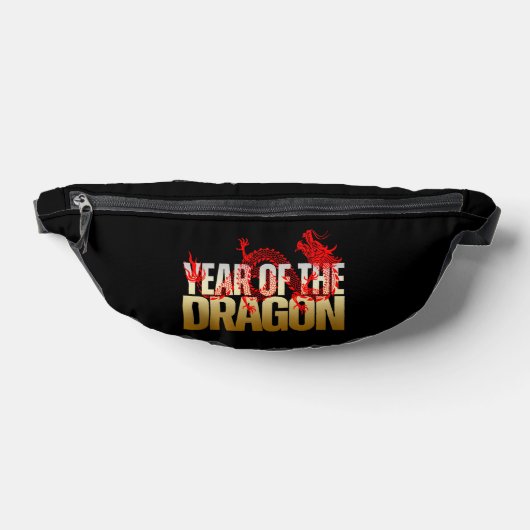 JAHR DES DRAGON RED GOLD BAUCHTASCHE (Ablage )