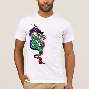 Jahr des Dragon-Shirts - rotes chinesisches grafis T-Shirt