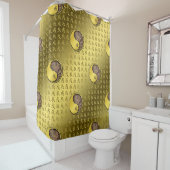 Jahr des Erddrachen Duschvorhang (Beispiel)