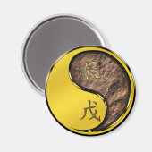 Jahr des Erddrachen Magnet (Vorderseite/Rückseite)