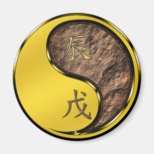 Jahr des Erddrachen Magnet