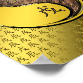 Jahr des Erddrachen Poster (Ecke)