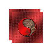 Jahr des Erden Tiger Karte (Vorderseite/Rückseite Beispiel)