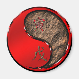 Jahr des Erden Tiger Magnet