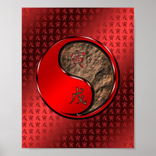 Jahr des Erden Tiger Poster