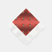 Jahr des Erden Tiger Serviette (Ecke)