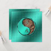 Jahr des Erdhundes Karte (Vorderseite/Rückseite Beispiel)