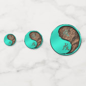 Jahr des Erdhundes Konfetti (Vorderseiten)