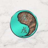 Jahr des Erdhundes Konfetti (Klein Vorderseite)