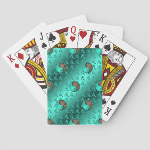 Jahr des Erdhundes Spielkarten