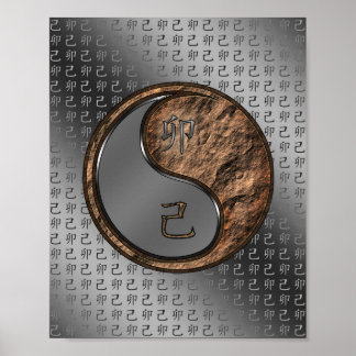 Jahr des Erdkaninchens Poster