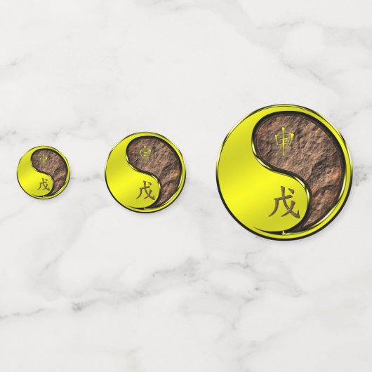 Jahr des Erdmondes Konfetti (Vorderseiten)