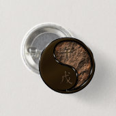 Jahr des Erdpferdes Button (Vorne & Hinten)
