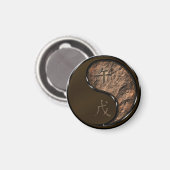 Jahr des Erdpferdes Magnet (Vorderseite/Rückseite)