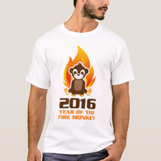 Jahr des Feuer-Affe-T-Shirts T-Shirt