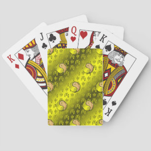 Jahr des Feueraffen Spielkarten