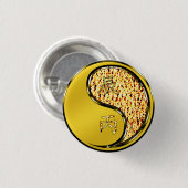 Jahr des Feuerdrachen Button (Vorne & Hinten)