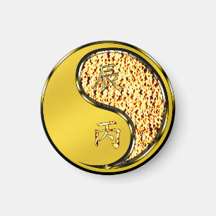 Jahr des Feuerdrachen Magnet