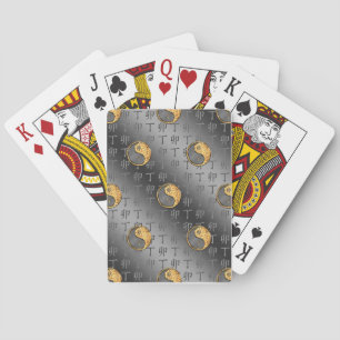Jahr des Feuerkaninchens Spielkarten