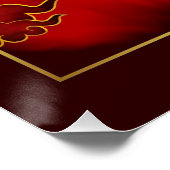 Jahr des Feuerpferdes, Frohes Lunar Neujahr Poster (Ecke)