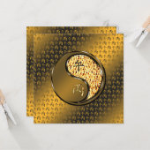 Jahr des Feuerpferdes Karte (Vorderseite/Rückseite Beispiel)