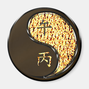 Jahr des Feuerpferdes Magnet