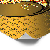 Jahr des Feuerpferdes Poster (Ecke)