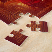 Jahr des Feuerpferdes Puzzle (Seite)