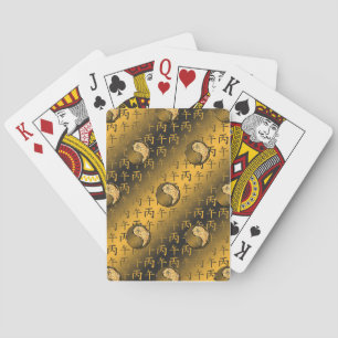 Jahr des Feuerpferdes Spielkarten