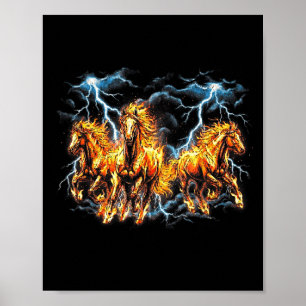 Jahr des Feuerpferds 2026 chinesischer Horoskop 90 Poster