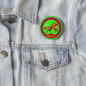 Jahr des Feuerpferds Lunar-Abzeichen Chinesischer Button (Beispiel)