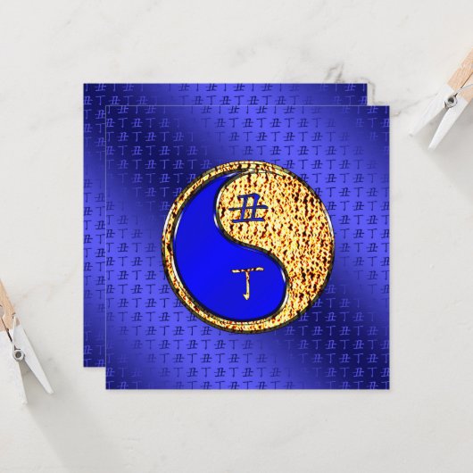 Jahr des Feuers Karte (Vorderseite/Rückseite Beispiel)