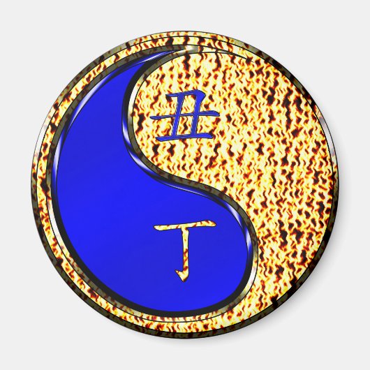Jahr des Feuers Magnet (Vorne)
