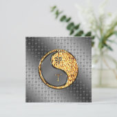 Jahr des Feuerwehrkaninchens Karte (Stehend Vorderseite)