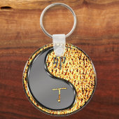 Jahr des Feuerwehrkaninchens Schlüsselanhänger (Rückseite)