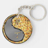 Jahr des Feuerwehrkaninchens Schlüsselanhänger (Rückseite)