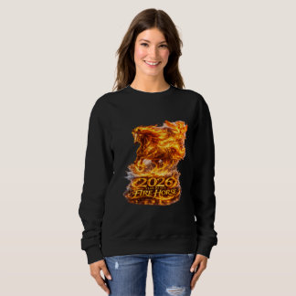 Jahr des Feurigen Pferdes 2026 Sweatshirt