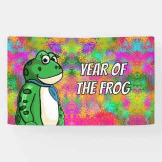 JAHR DES FROSCHES BANNER