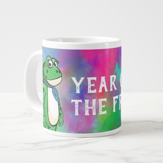 Jahr des Frosches Jumbo-Tasse (Vorderseite Links)