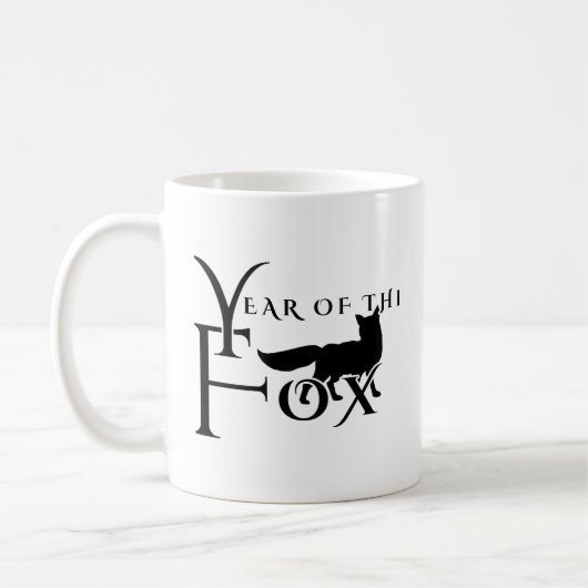 Jahr des Fuchses Kaffeetasse (Links)