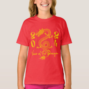 Jahr des Goldenen Drachen T-Shirt