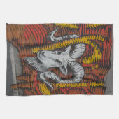 Jahr des Graffiti der Ziege Küchentuch (Horizontal)