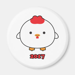 Jahr des Hahn-Magneten 2017 Magnet