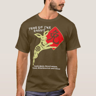 Jahr des Hasen glücklich Chinesisch Zodiac Lunar N T-Shirt